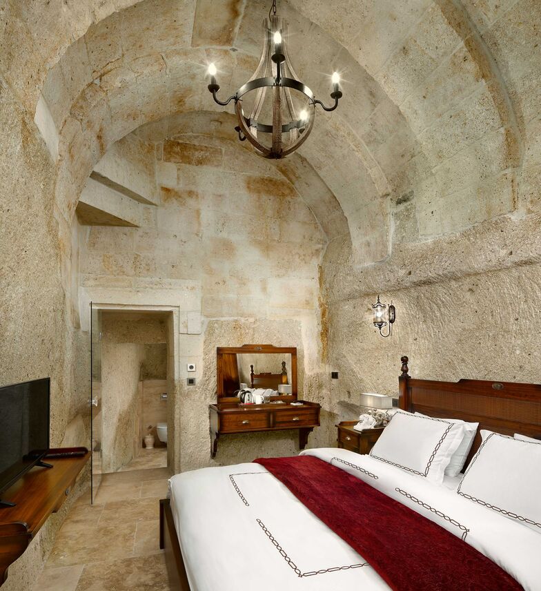 Die Zimmer sind in historischem Stil eingerichtet und verfügen über ein eigenes Badezimmer.