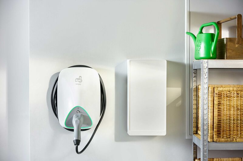 Die Wallbox ist kompakt und wurde speziell für den Gebrauch im Einfamilienhaus entwickelt.