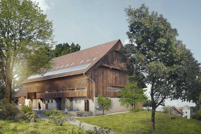 Scheune Musegg in Dietwil (AG), erbaut 1842. Foto: Jual Immobilienberatung.