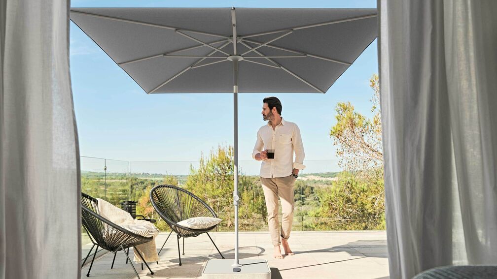 Gartenzeit mit Sonnenschutz