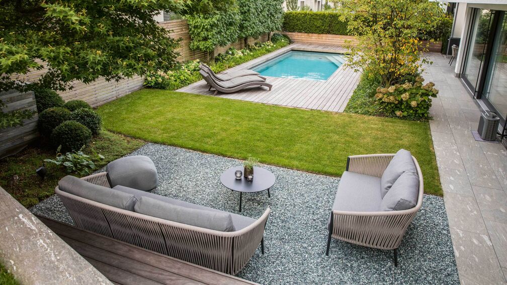 Gartenraum zum Entspannen